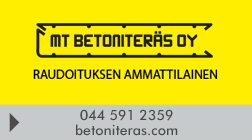 MT Betoniteräs Oy logo